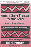 Amen Sing Praises to the Lord SATB choral sheet music cover